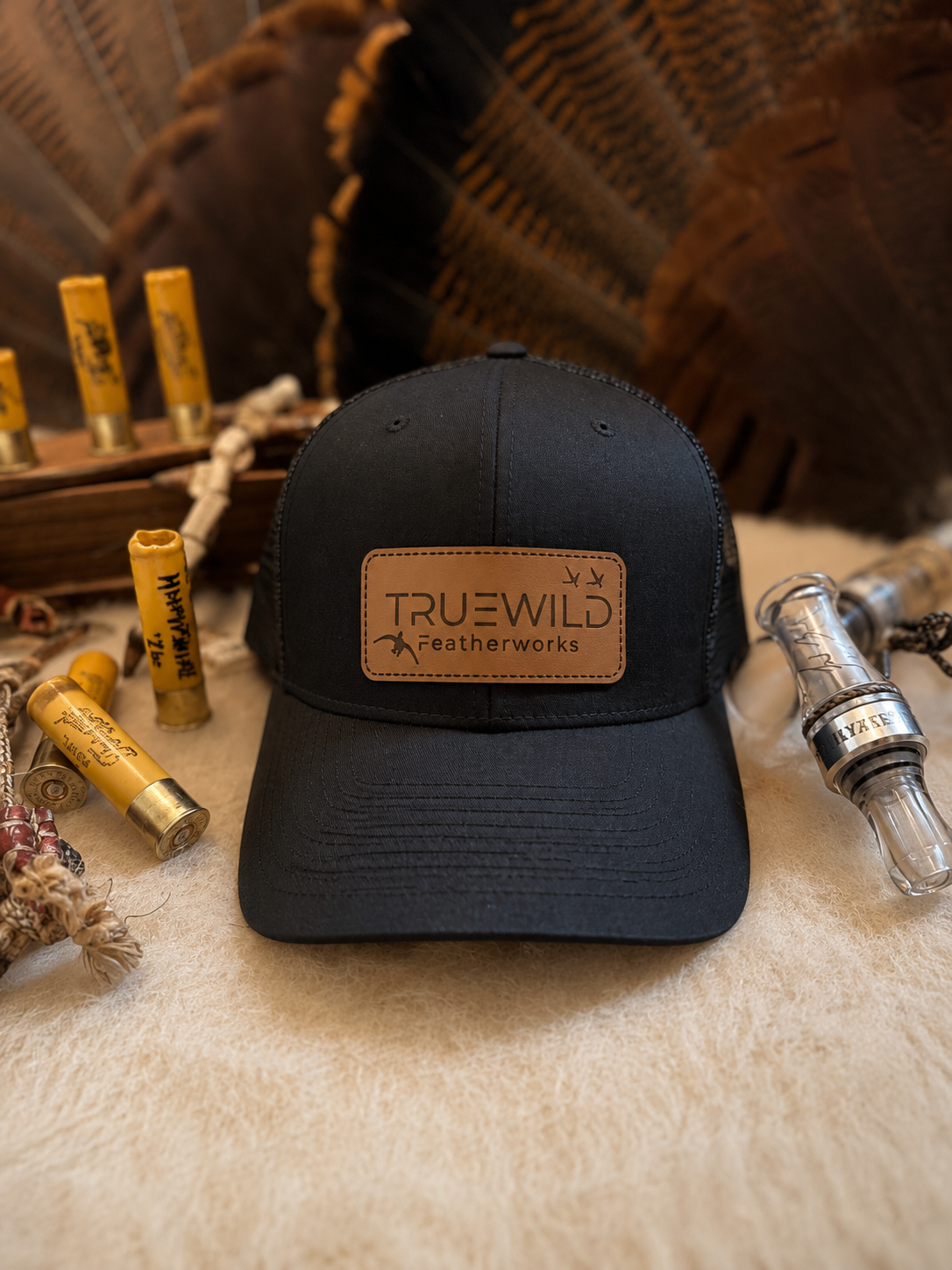 TRUEWILD Black Trucker Hat